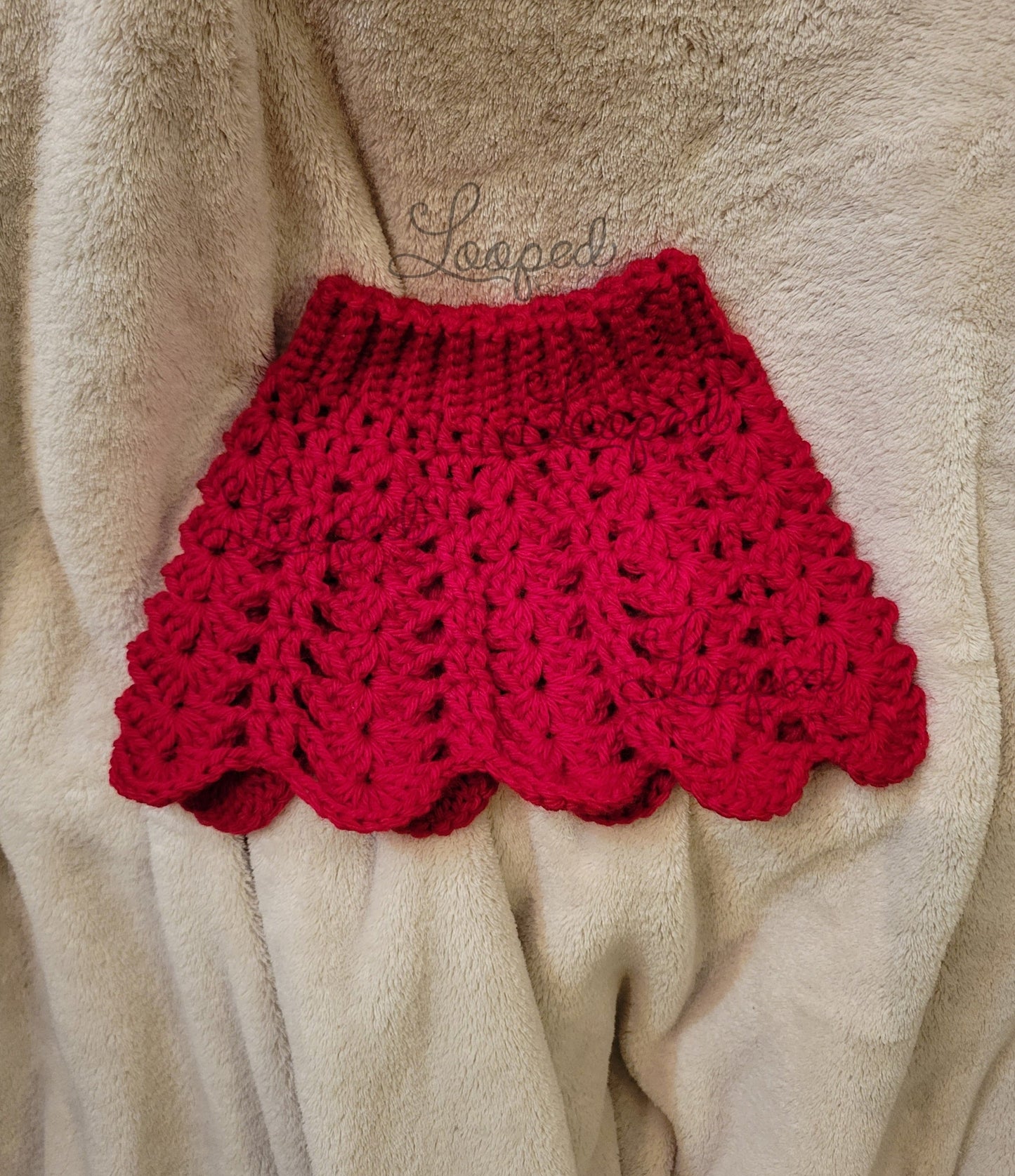 Red Fan-cy Skirt- Available Now