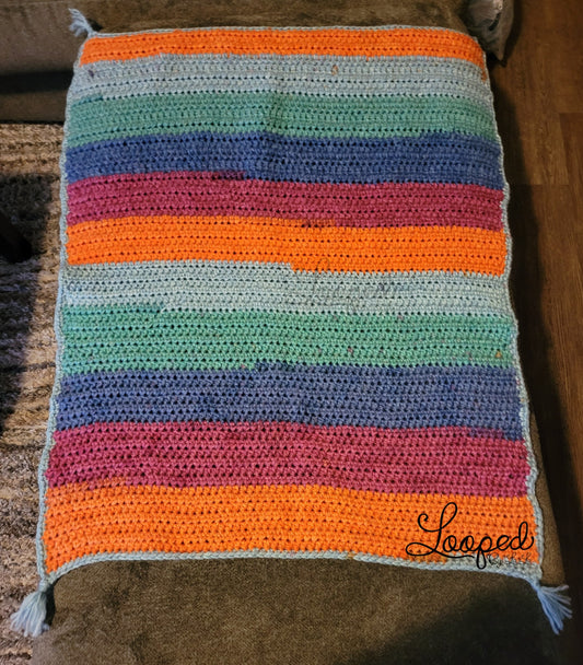 Colorful HDC Blanket- Available Now