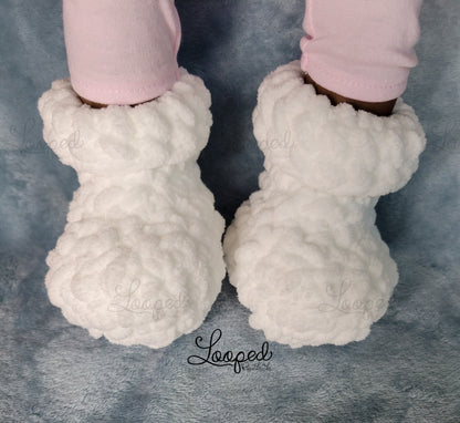 Fluffy Baby Booties