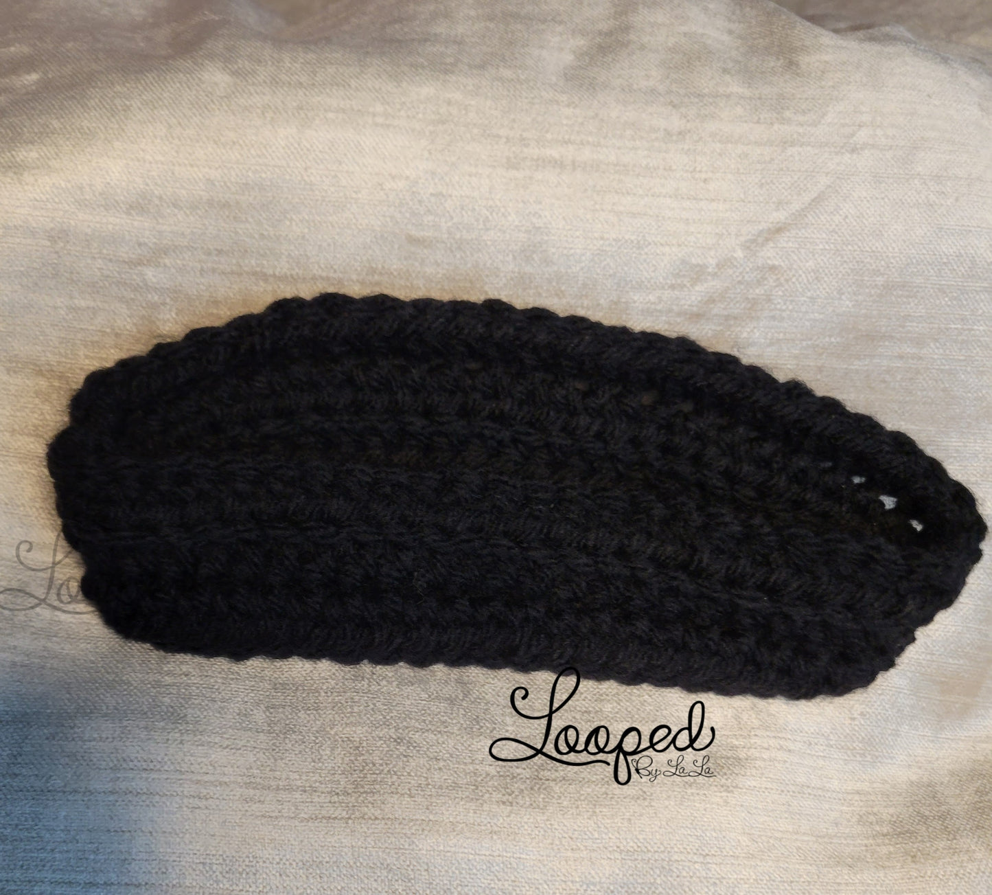 Black HDC Headband w/ Black and Silver Bow- Available Now