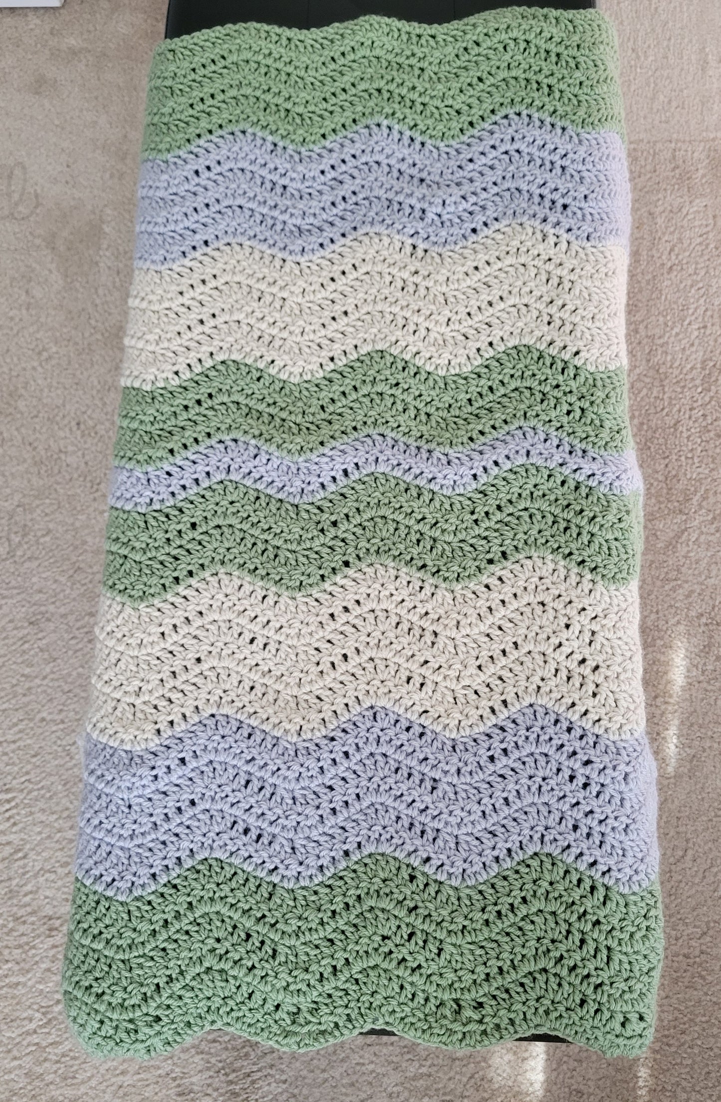 Calm Colored Chevron Blanket- Available Now